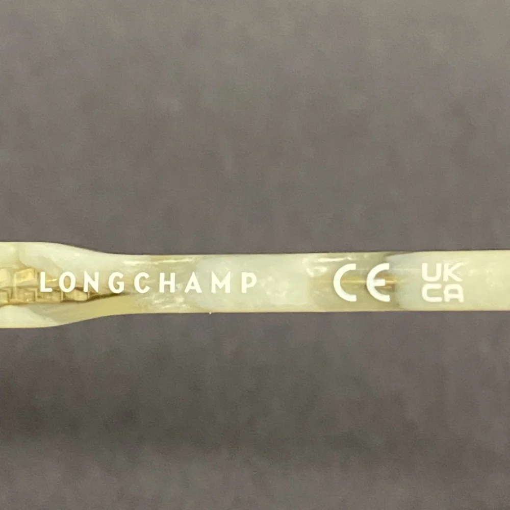 Longchamp Green and Cream Women's Glasses - Picture 5 of 7